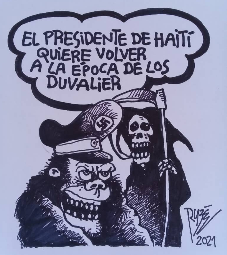 Caricatura de Rubén