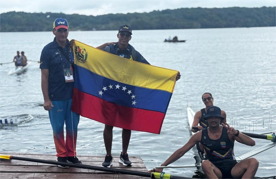 Venezuela sumó 4 de oro en jornada del Clasificatorio de Remo a Juegos CAC 2026